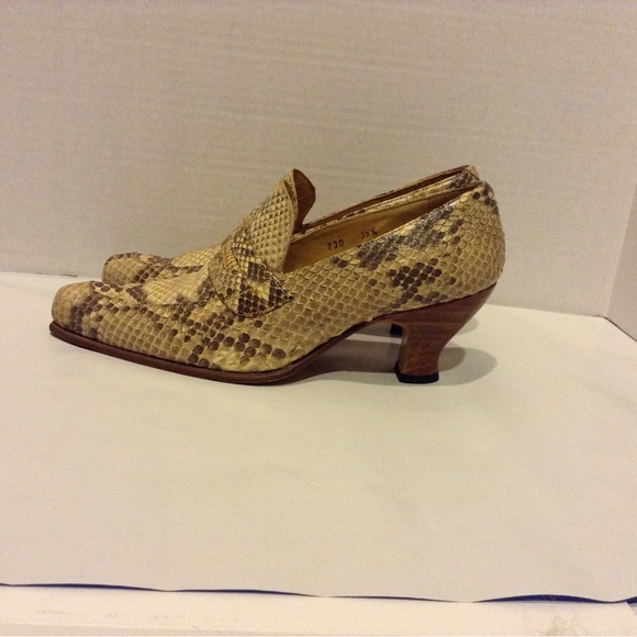 New Sartore Paris Vintage Python Skin Ankle Boots 5.5 Made in France - Picture 6 of 10